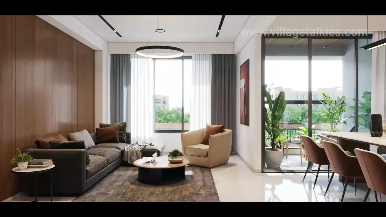3D_Interior Walkthrough - Village talkies